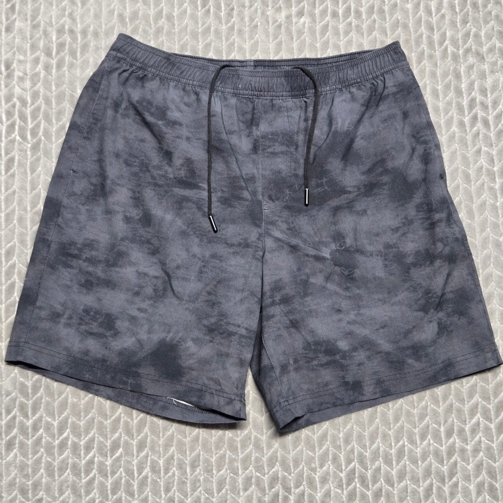 Chubbies Mens 7 Inch Everywear Shorts Grey Tie Dye Lined Size Large